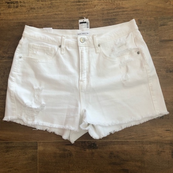 ***nwt*** GOOD AMERICAN Good '90s Denim Shorts - Picture 4 of 13